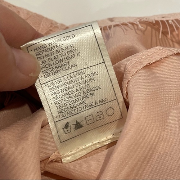 BB Dakota Lace Halter Dress Blush Pink Sz 4 - Picture 11 of 17